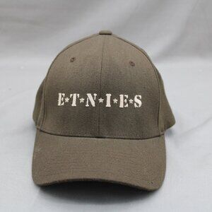 Retro Skateboard Hat - Etnies Military Script - Adult Flexfit